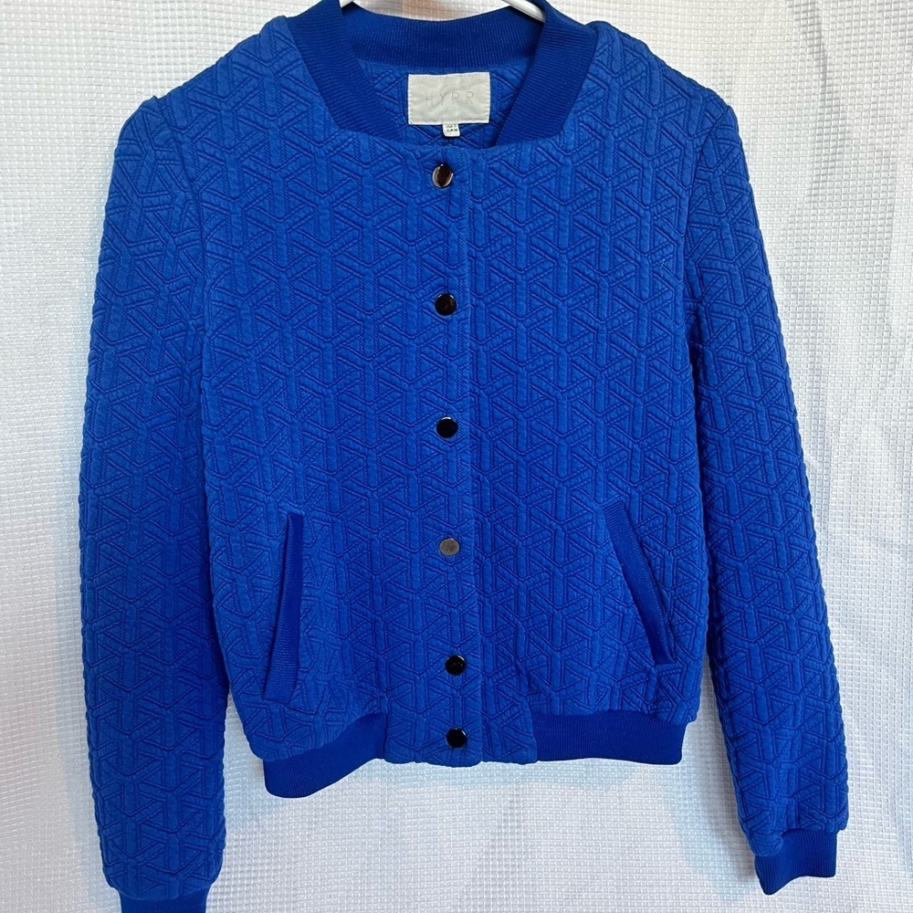 Hypr Button Up Sweatshirt Jacket Women’s Sz S